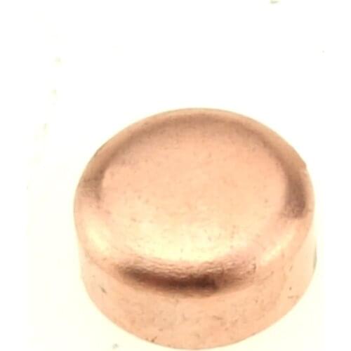 Copper End Cap Stop End Feed Pipe Fitting Plumbing for gas water oil Pipe ID 9.52-28.6mm Thickness 0.8-1.5mm