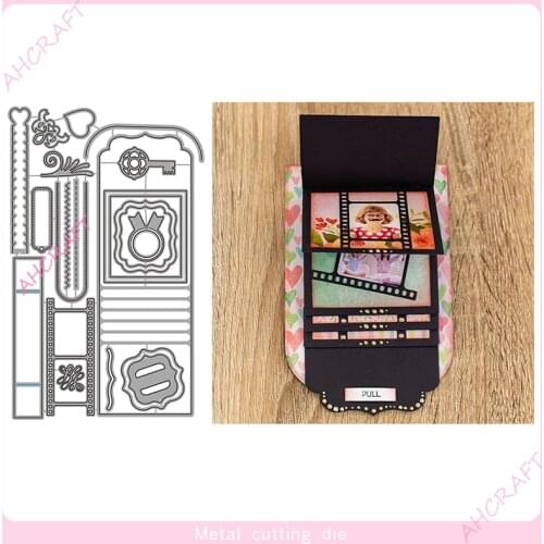 Large Waterfall Card set Metal Cutting Dies for DIY Scrapbooking Photo Album Decorative Embossing Paper Card Crafts Die 2021