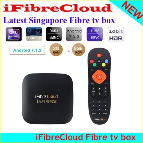 [Genuine]2020 latest fibre tv box ifibre cloud I9 stable for Singapore starhub lifetime hd tv Android pk Fibre s8 and tu160