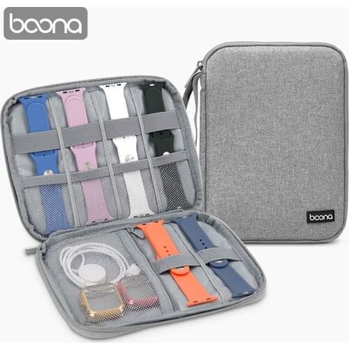 Oxford Watchband Organizer Bag Single Layer Watch Strap Storage Case for Apple Watch Waterproof Wire Cable Organizer Bag