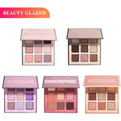 Beauty Glazed Eyeshadow Pallete Chocolate Pressed Powder Palette Matte Glitter Eyeshadow Pallete Lasting Waterproof Makeup TSLM1