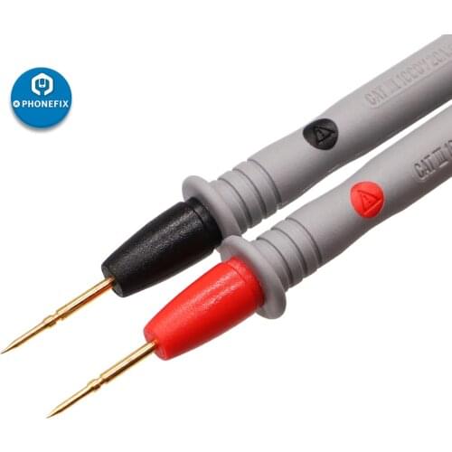 PHONEFIX Universal Lead Probe Needle Pin For Digital Multimeter Meter Tester 10/20A Needle Tip Wire Pen Cable For Phone Repair