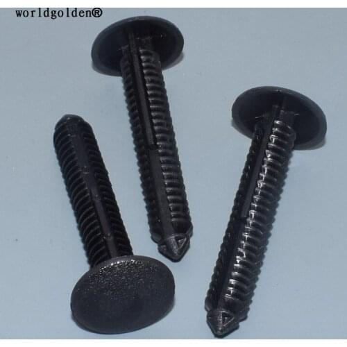 Worldgolden 100pcs plastic clip Mud Flap Retainer for Ford Expedition & F-150