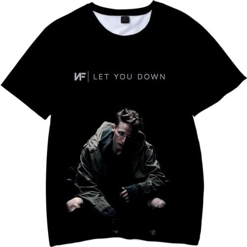 Rapper Nathan John Feuerstein NEW Album The Search NF 3D Print Childrens Wear Boy/girl Kids Short Sleeve T Shirt Clothes