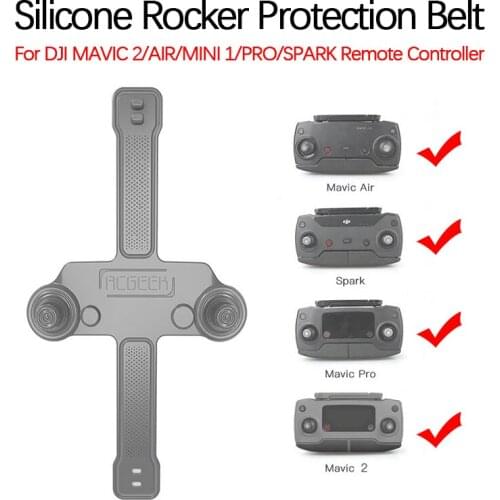For DJI MAVIC 2/AIR/MINI 1/PRO/SPARK Drone Remote Controller Silicone Rocker Protection Belt Stabilizer Fixed Holder Accessories