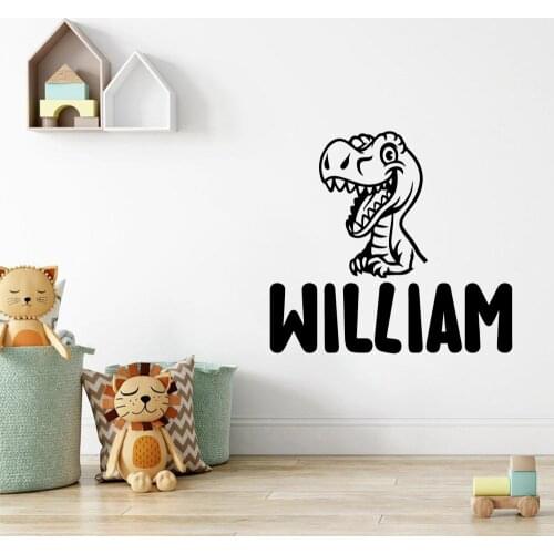 Creative Cartoon dinosaur Vinyl Self Adhesive Wallpaper Decor Living Room Bedroom Removable Wall Decoration Murals