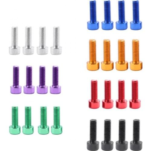 10pcs aluminum cap head screw M3x10mm colourful aluminum hex socket machine screw