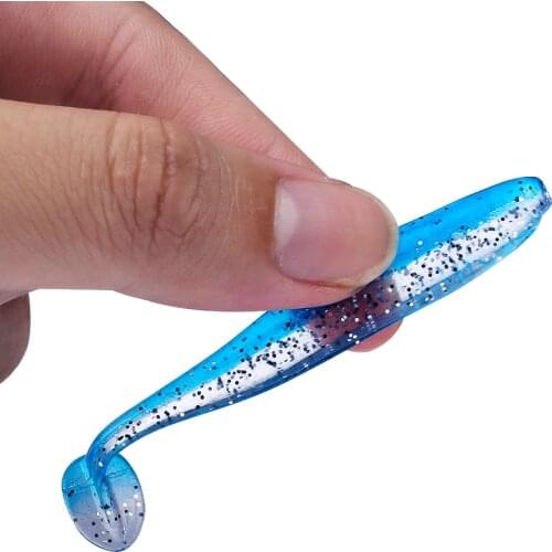 10pcs/lot Soft Lures Silicone Bait 6cm/7cm Goods For Fishing Sea Fishing Pva Swimbait Wobblers Artificial Tackle