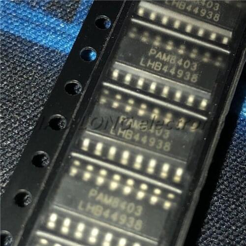 100PCS/LOT PAM8403 3W*2 Filterless Stereo Class D Audio Amplifier SOP-16 All Original