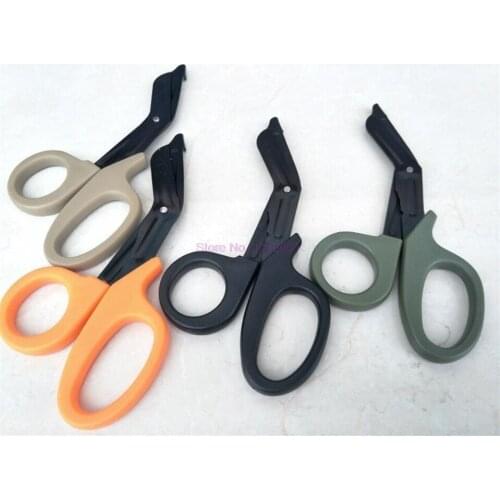 100pcs Scissors Medical Emergency Canvas Field Equip Hot Shears Shearing Regulations Emt With Fine Teeth Survival Rescue
