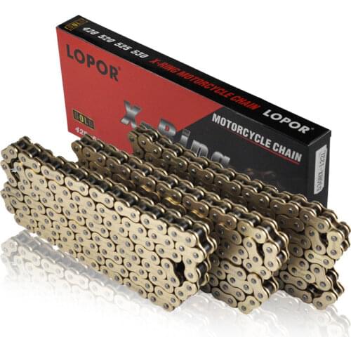 428 520 525 530 O-Ring Motorcycle Chain for Honda Kawasaki Suzuki Motorcycle Tricycle ATV UTV Heavy Duty Drive Chain