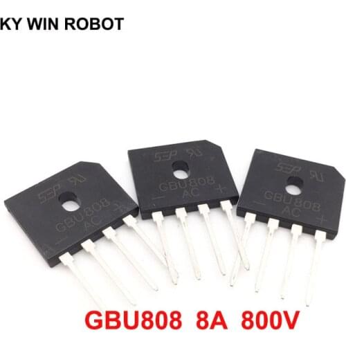 5PCS 8A 800V DIP-4 diode bridge rectifier GBU808