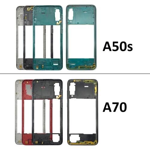 50Pcs/Lot , New Housing Middle Frame Bezel Middle Plate Cover For Samsung Galaxy A20S A30S A50S A70 A30