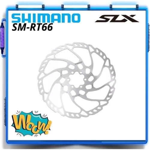 SHIMANO SLX RT66 6-Bolt Disc Brake Rotor 220/203/180/160 mm With anti loosen tightening plate
