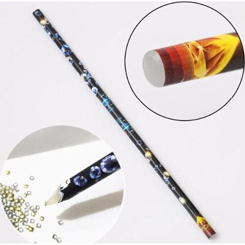 Diamond Painting Acrylic Pencil Dotting Pen Wax Resin Rhinestones Gems Bead Nail Art Picking Tools DIY Beauty Accessories
