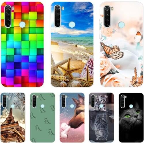 For Xiaomi Redmi Note 8T Back Cover Silicone Phone Case For Redmi Note 8T Note8T 8 T Funda Coque Capa Bumper Protect Shell Bag