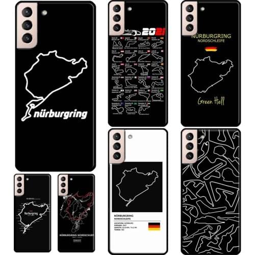Nurburgring F1 Circuit Soft Case For Samsung Galaxy S21 S20 FE Note 20 Ultra Note 10 S8 S9 S10 Plus Phone Cover