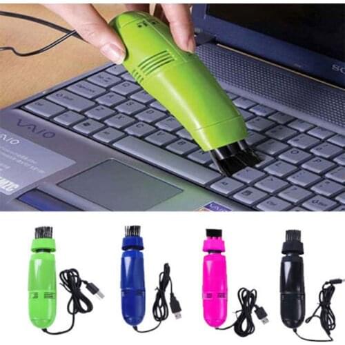 Colorful Mini Computer Vacuum USB Keyboard Plastic Cleaner Brushes PC Laptop Dust Cleaning Kit Computer Cleaning Tools