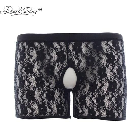DAVYDAISY Men's Transparent Briefs