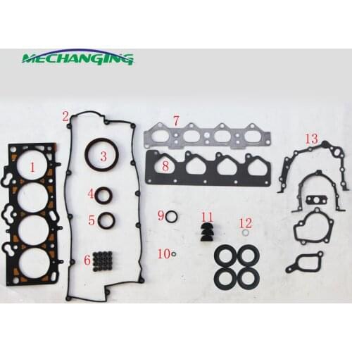 For KIA SPORTAGE CERATO TUCSON i30 CARENS II 2.0 16V DOHC G4GC Metal Enging Rebuilding kits Engine Seal Gasket 20910-23C00