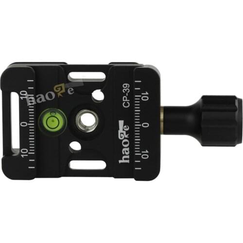 Haoge Screw Knob Quick Release Clamp with Strap Slot For Canon Nikon Sony Camera