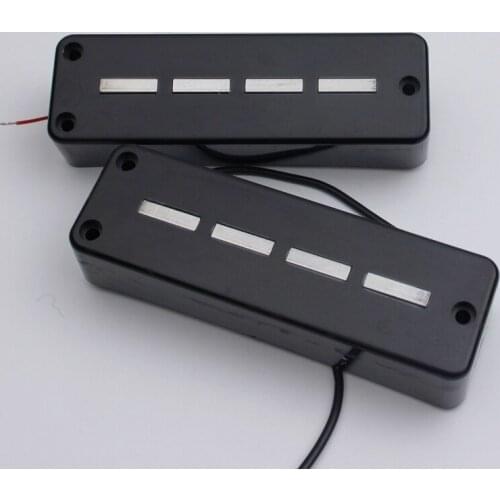 Guyker Bass Pickups Ceramic Bridge + Neck 4 String Electric Bass Pickups