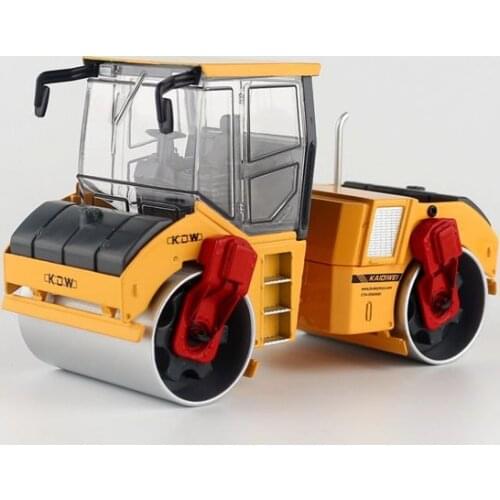 1:50 Scale/Diecast Metal Model Toy Engineering Car/Double Wheel Road Roller/Delicate Childrens Gift/Educational Collection