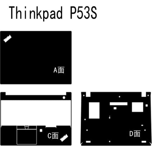 Carbon fiber Laptop Sticker Skin Decals Cover Protector for Lenovo Thinkpad P53S 15.6"