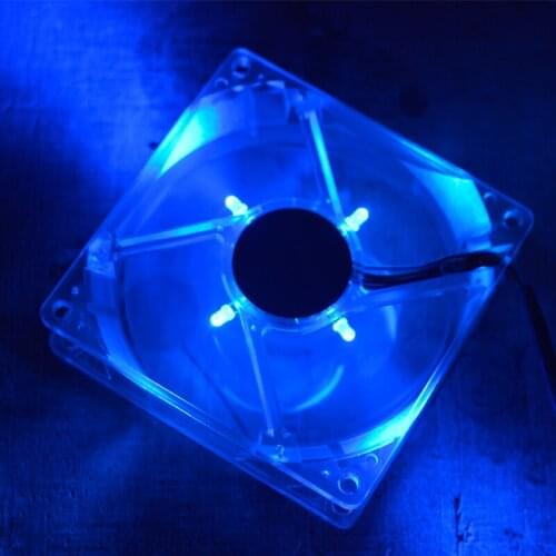 Brand new original ANCHAOPU 9cm 9025 92x92x25mm 12V Double ball 4 lines pwm computer CPU cooler blue light cooling fan