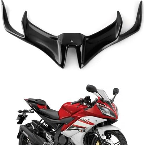 Front Lower Aerodynamic Winglets Fairing Cover For Yamaha YZF R15 V3 V3.0 2017 2018 2019 Motorcycle ABS Spoiler Protective Guard