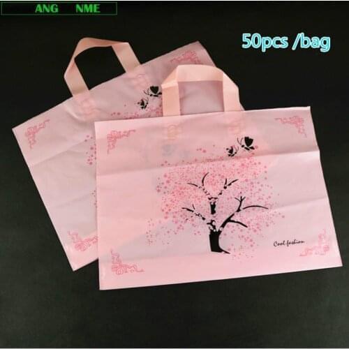 Postal Lucky Tree Thickening Suit-dress Shop Selling Clothes Dress Plastic Portable Gift Packing Clothing Bag Can Customized