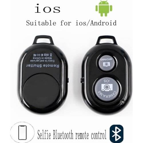Suitable for ios Android Mini Bluetooth compatible wireless remote control selfie camera button shutter release phone selfie