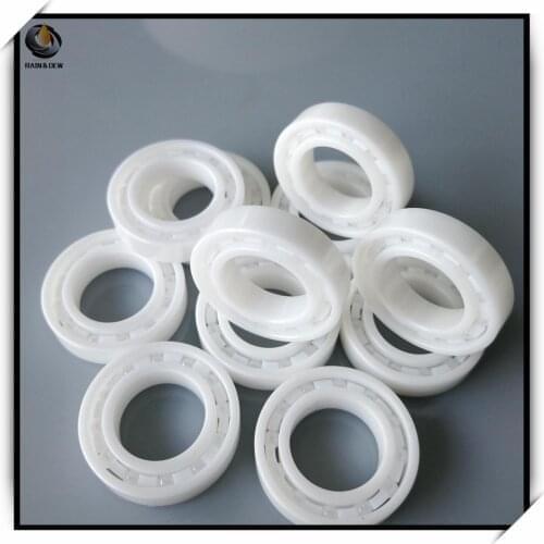 2Pcs cost performance 6801 ABEC-9 Full Ceramic Bearing 12x21x5 mm Zirconia ZrO2 ball bearing