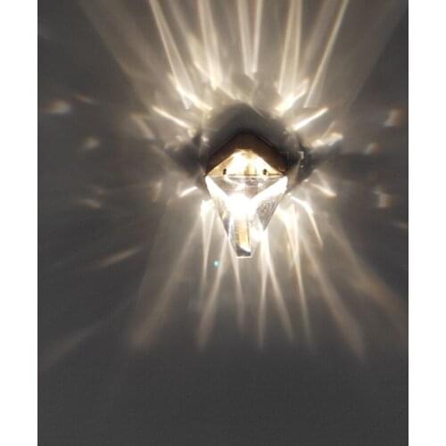 Rectangular living room lamps modern crystal ceiling lamp atmosphere led bedroom restaurant study lighting LED ceiling lighting
