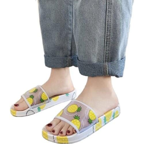 Zapatos De Mujer Fashion Women Casual Shoes Fruits Flip Flop Beach Summer Peep Toe Indoor Slippers Lady Cool Water Sandal