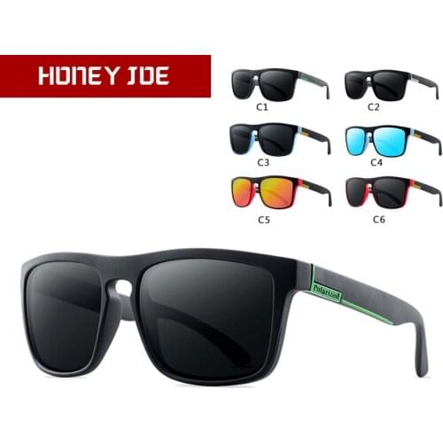 Men Women Square Polarized Sunglasses Sports Goggle Eyewear Shades Outdoor Fishing Fashion Eyeglasses Hot Driving UV400