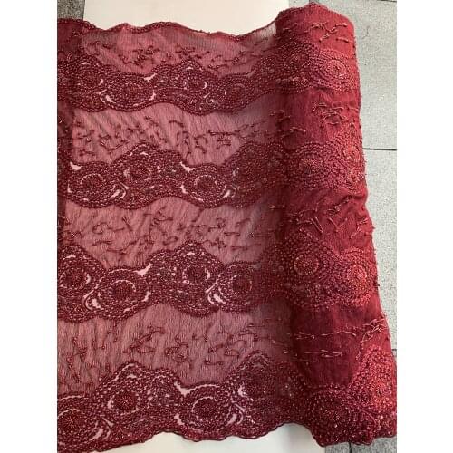 Bridal nigerian lace fabric wholesale african french lace fabric S-11872 for wedding dress