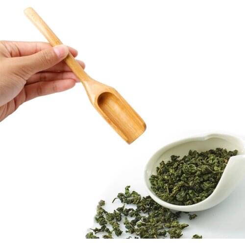 VFGTERTE Bamboo Tea Coffee Spoon Shovel Matcha Powder Teaspoon Scoop Chinese Kung Fu Tool Kitchen Teaware