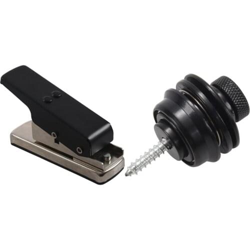 1 Pcs Guitar Plectrum Pick Press & 2 Pcs Non-Slip Guitar Strap Lock Guitar Belts Buckle Button Thread