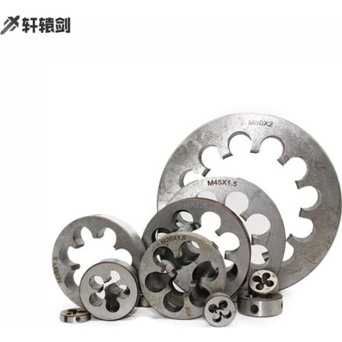 1PC M31 M32 M33 M34 M35 M36X3mm 2mm 1.5mm 1mm Metric Die Mini HSS Right Hand Pitch Round Thread Die Tools Lathe Engineer Tool