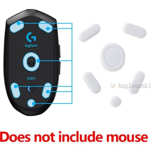 2sets skates replacement mouse feet white For Logitech G304 mouse