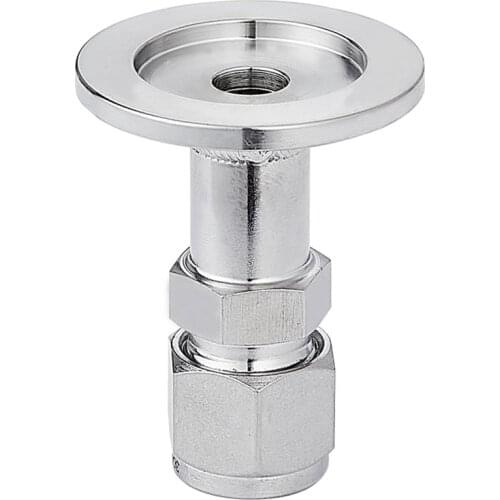 6/8/10mm Compression Union x KF-16/25/40/50 Vacuum Tri Clamp SUS304 Stainless Sanitary Pipe Fitting Beer Brewing Diary Product
