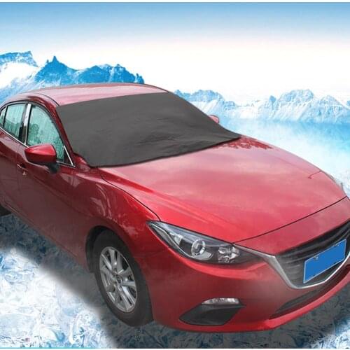 Car Front Sun Shade Dual-use Winter Front Glass Protector Winter Magnetic Front Windshield Snow Cover