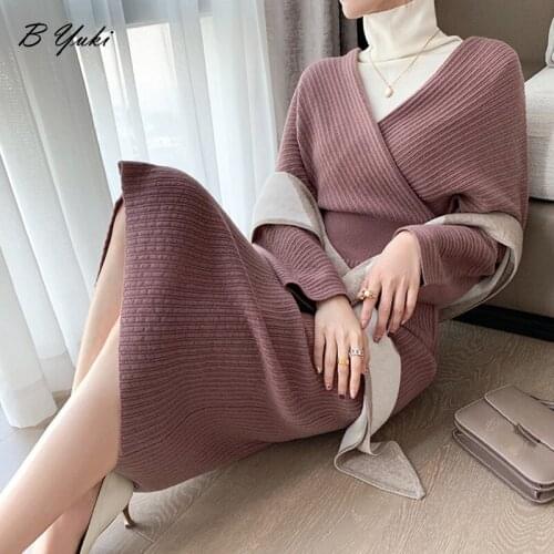 Bless YuKi Fashionable Knitted Dresses