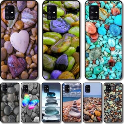 Beautiful rocks Phone Case For Samsung Galaxy A 12 51 52 21 71 72 42 31 10 80 90 S E 5G Black Shell Art Cell Cover