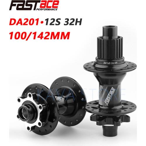 FASTACE DA201 F/R DEORE XT M8100 M7100 FH BH HUB 12s Hub 32H 135x10mm 100x9mm E-THRU Axle Bike 12 speed MICRO SPLINE Hub