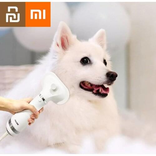 Youpin Pet Hair Dryer Pulling Hair Temperature Adjustable Massage Overheating Protection Dogs Cats Combing Blow Dry Pet Grooming