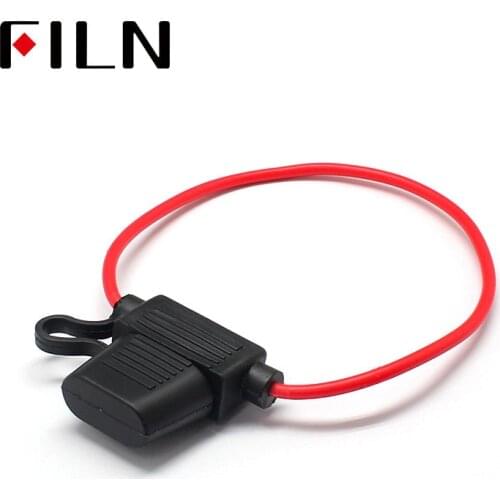 FILN Waterproof car inline mini inline fuse seat insert fuse seat Mini fuse base