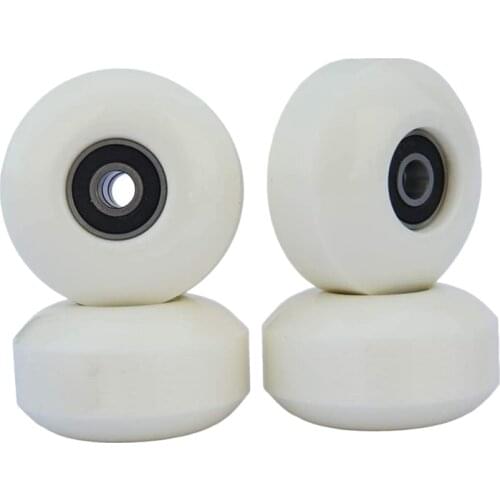 Skateboard Wheels with Bearings 52X30mm Street PU Wheels Skateboard Parts Cruiser Longboard Wheels (Set of 4)