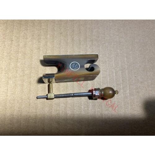 Violin Bow Tail Red Ox Horn Frog for 4/4 Violin Designed for 4/4 violins Bow Parts Replacement Accessories